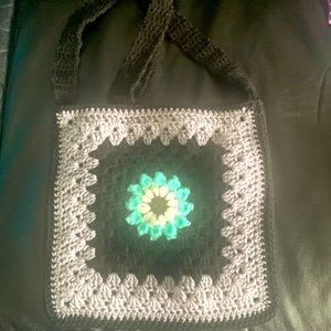 Crochet crossbody bag
